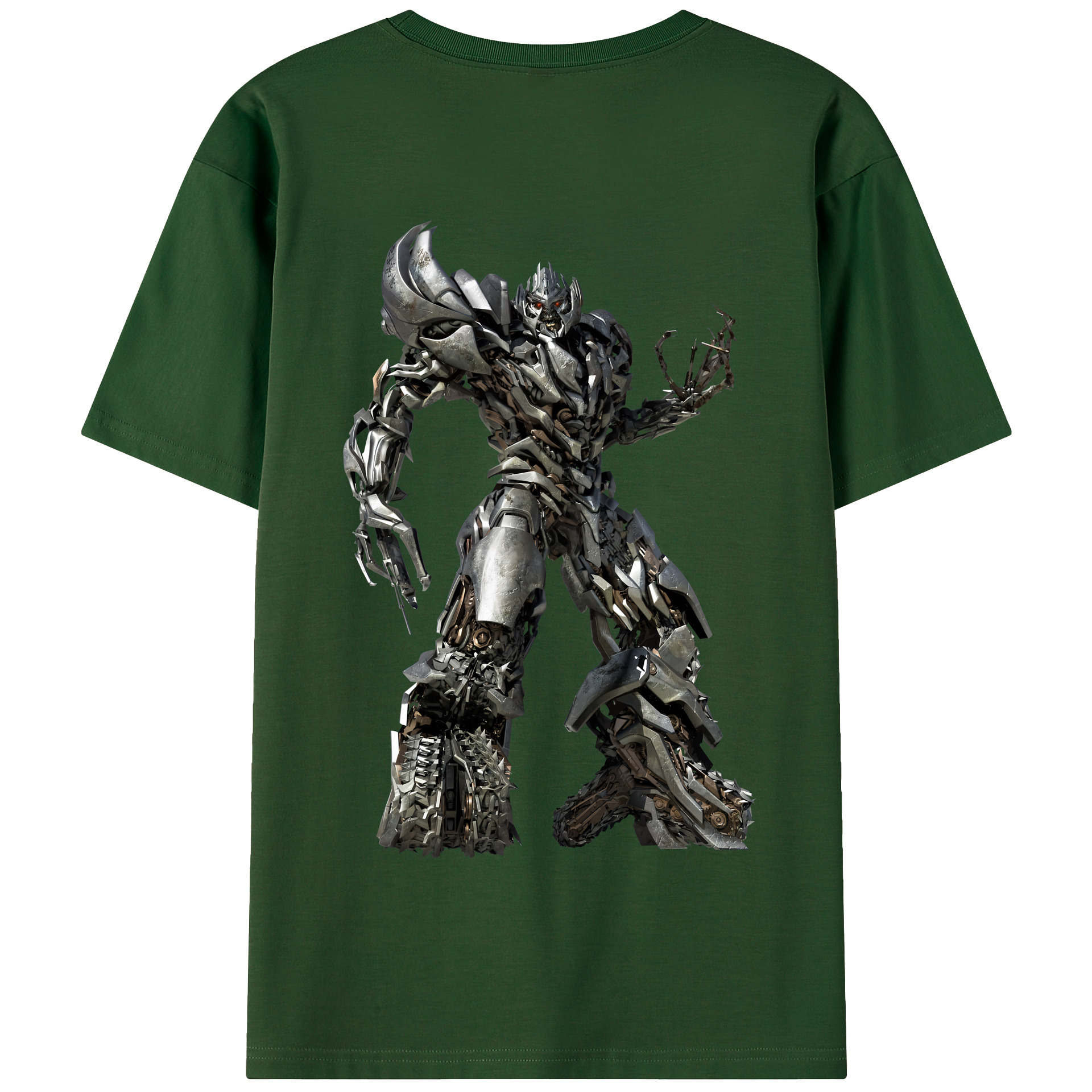 （画像用） Transformers トランスフォーマー 綿100％半袖Tシャツ（背面プリント）